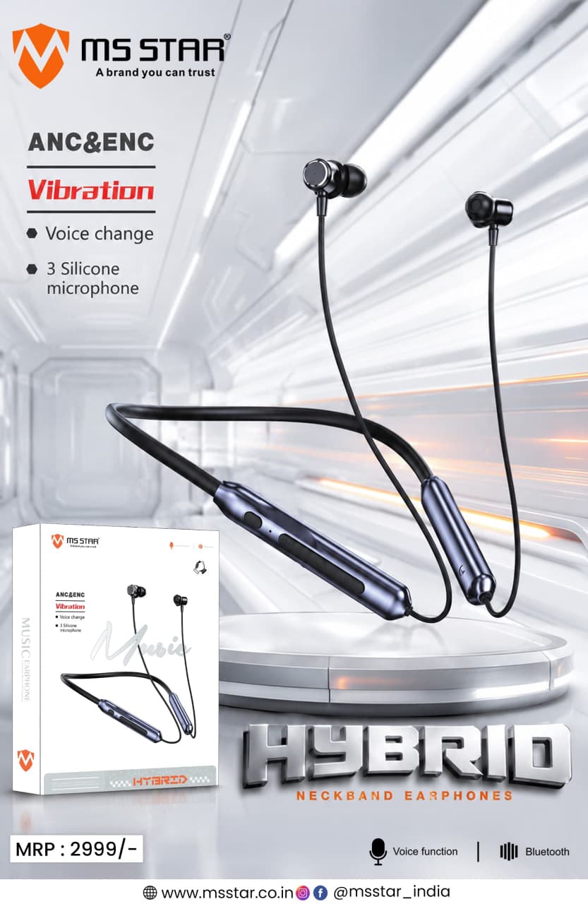 MS Star Wireless neckband earphones