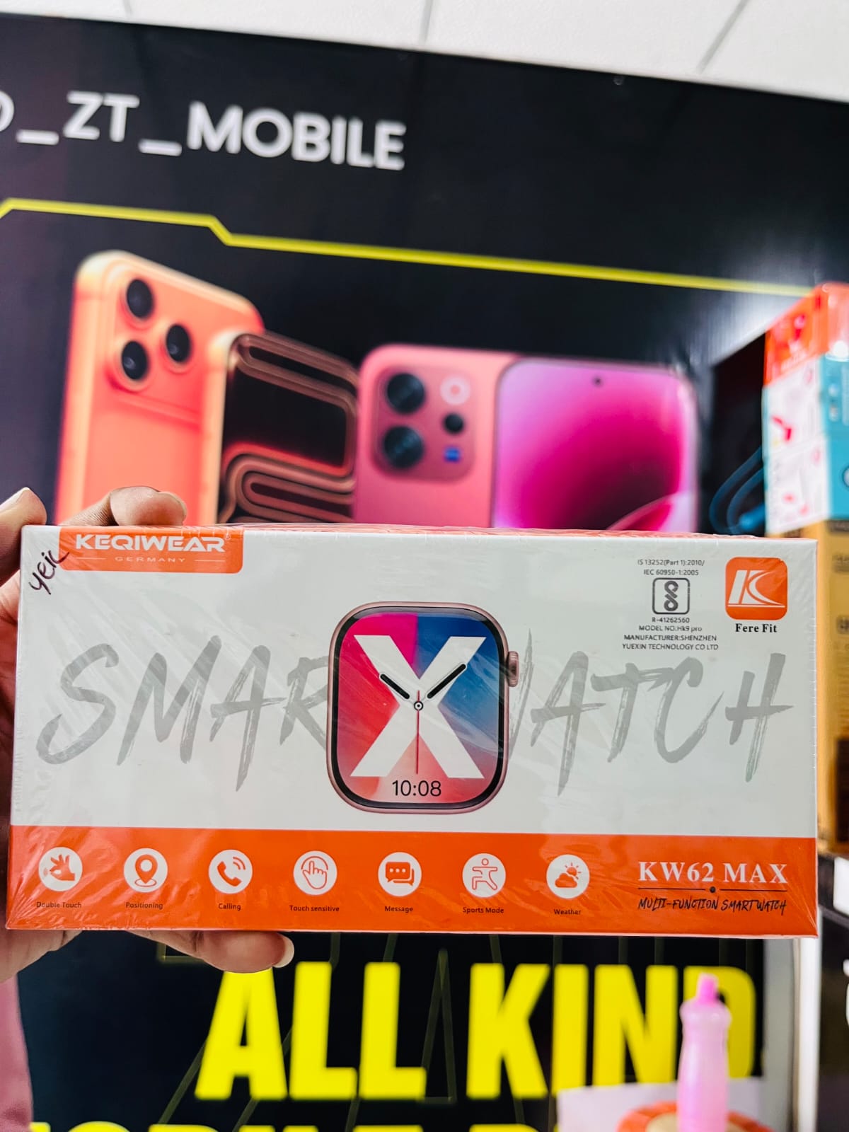 KW 62 Max Multi function Smartwatch